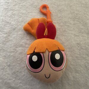 Vintage 2001 PowerPuff Girls Teachers Pets Blossom Plush Mini Book Keychain Y2K